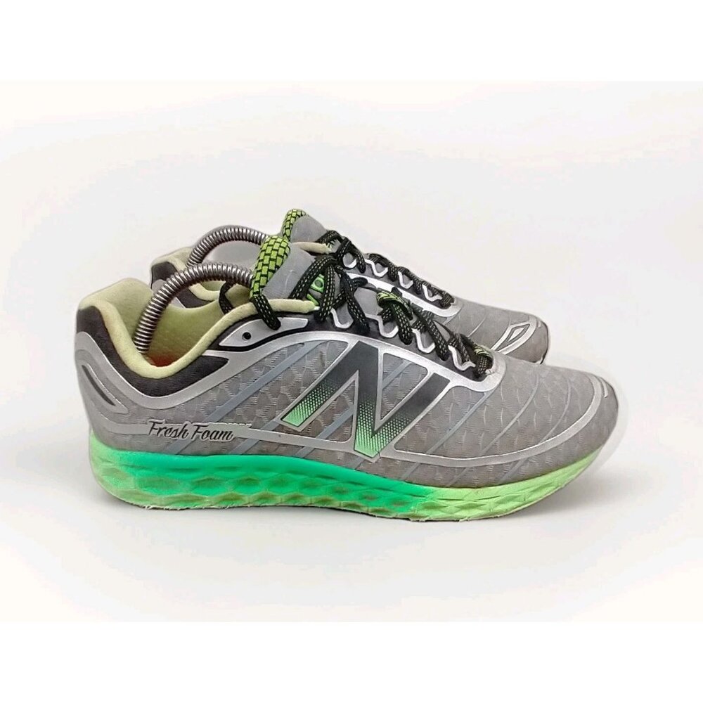 NEW BALANCE FRESH FOAM BORACAY MENS 9 Gray Green RUNNING SHOES Sneakers